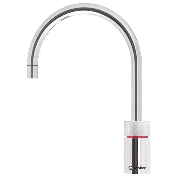 Quooker PRO3 Nordic Round Stainless Steel Boiling Water Tap with 3L Tank (RVS)
