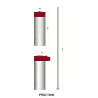 Quooker PRO3 Nordic Round Stainless Steel Boiling Water Tap with 3L Tank (RVS)